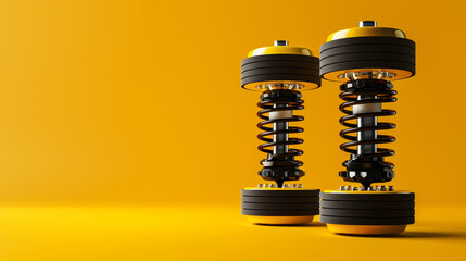Adaptive suspension damping systems solid color