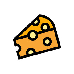 Icones symbole picto fromage fromagerie france couleur epais