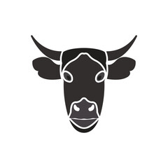 cow head icon vector