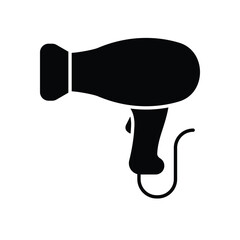 Hair Dryer icon vector stock illustration