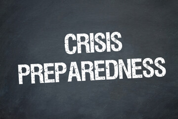 Fototapeta premium Crisis preparedness 