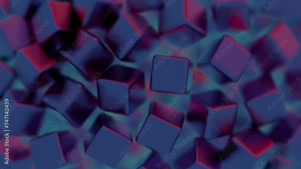 Poster the crystalline structure of a nanomaterial, resembling a kaleidoscope of colors under controlled li