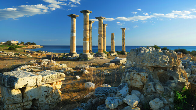 Fototapeta Ancient ruins. Cyprus
