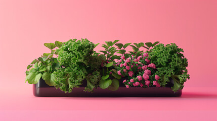 Automated indoor gardens for fresh produce solid