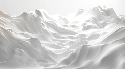 Obraz premium Serene White Drapery and Sunlight Dance, Ideal for Peaceful Backgrounds, created with Generative AI technology