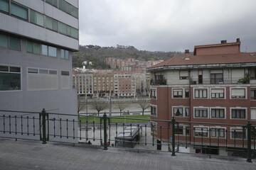 Urban environmet in the city of Bilbao