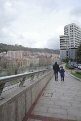 Urban environmet in the city of Bilbao