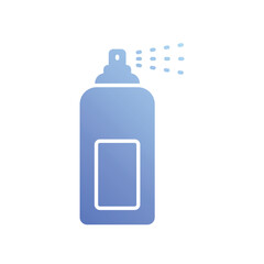 Hair Spray icon vector stock illustration