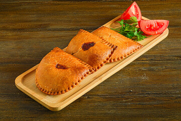 Traditional Gastronomy: Rustic Pastries and Fresh Tomato