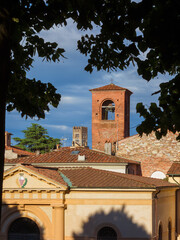 Lucca historical center view