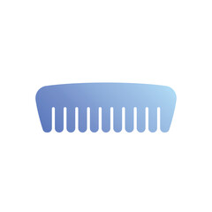 Comb icon vector stock illustration