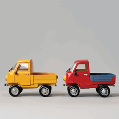 Mini truck illustration vector
