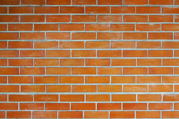 Red Brick Wall Texture Background, Modern architectural brick wall