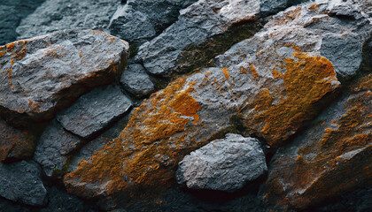 close up of dark stone texture background