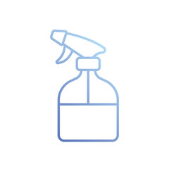 Water Spray Bottle icon vector stock illustration