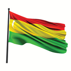 Zimbabwe flag illustration vector