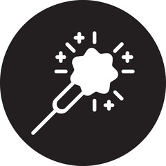 sparkler glyph icon