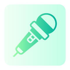 microphone gradient icon