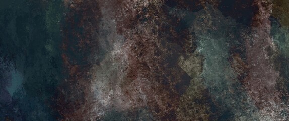 Stone, dark texture, background, abstraction in a marine style in shades of navy blue and dark brown imitating a rough sea, ocean