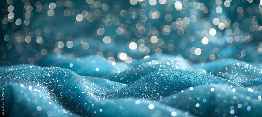 Aufkleber abstract dark design background with futuristic waves and magical bokeh effects for graphic projects