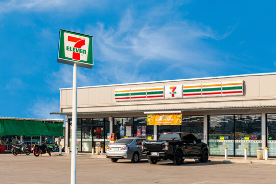 7-Eleven convenience store at Nonthaburi, Thailand-February 28, 2024