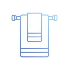 Towel icon vector stock illustration