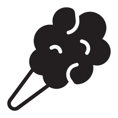cotton candy glyph icon