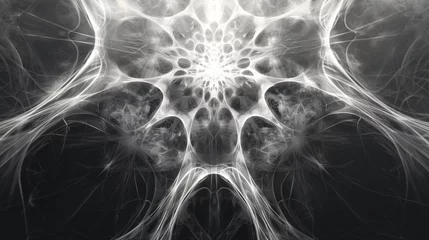 Foto op Canvas Digital abstract fractal background generated  © Jafger