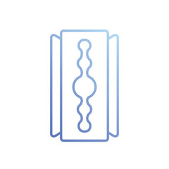 Razor Blade icon vector stock illustration