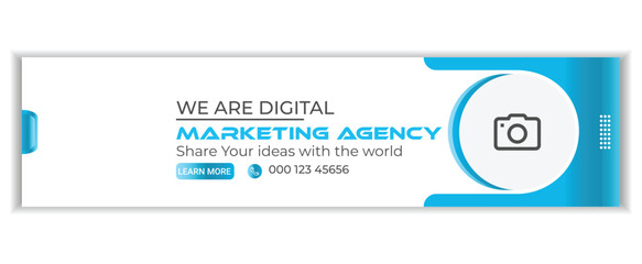 Digital marketing agency LinkedIn Background  banner design