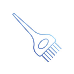 Hair Dye Brush  icon vector stock illustration