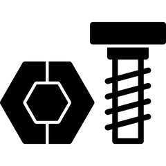 Bolt and Nut Icon