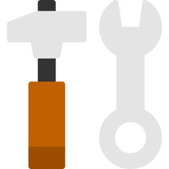 Hammer and Wrench Icon