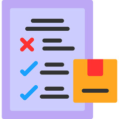 Fototapeta premium Inspection Checklist Icon