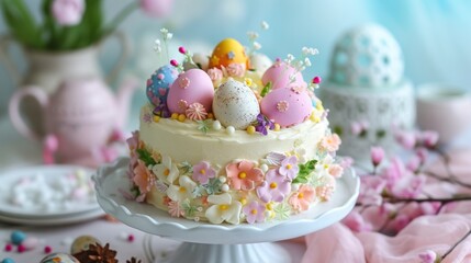 easter birthday cake.