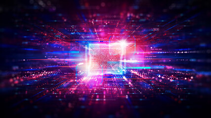 Accelerated Computing - Conceptual Illustration