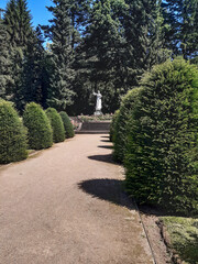 Sculpture at Ohlsdorf Cemetery in Hamburg
