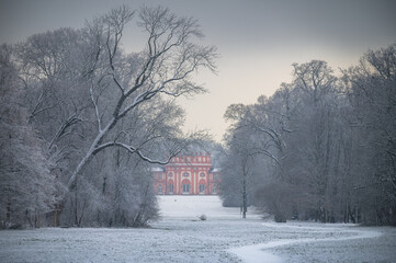 Schloss Biebrich im Winter