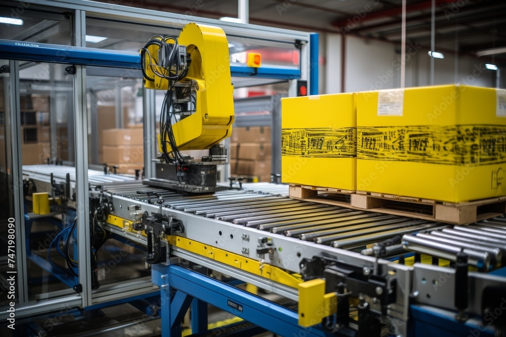 Poster robotic automation transforming manufacturing for enhanced efficiency and productivity