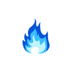 Blue Flame Illustration