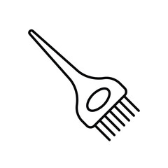 Hair Dye Brush  icon vector stock illustration