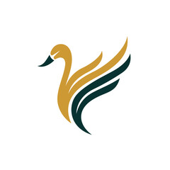 goose logo, goose elegant logo