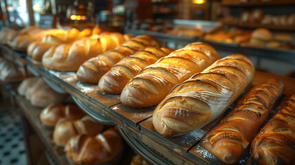 French Bread in the Bakery