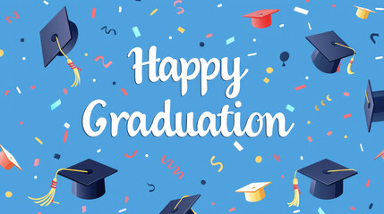 Happy Graduation, Utilize bold, sans-serif fonts to convey confidence and achievement
