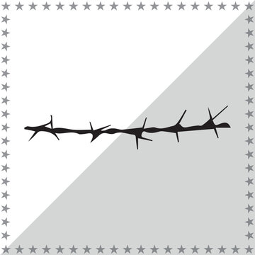 Barbed Wire Silhouette, cute Barbed Wire Vector Silhouette, Cute Barbed Wire cartoon Silhouette, Barbed Wire vector Silhouette, Barbed Wire icon Silhouette, Barbed Wire vector																									