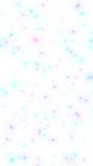 PNG neon stars colorful lights, shiny and glowing stars vertical social media vertical design element, glitter on transparent background
