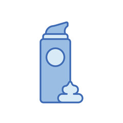 Shaving Cream icon vector stock illustration