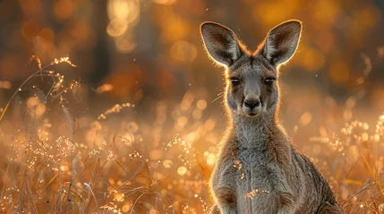  wildlife photography, authentic photo of a kangaroo in natural habitat, taken with telephoto lenses, for relaxing animal wallpaper and more © elementalicious
