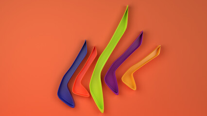 3d Geometric Background and Wallpaper