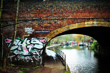 Graffiti Street Art Regent's Canal Camden London